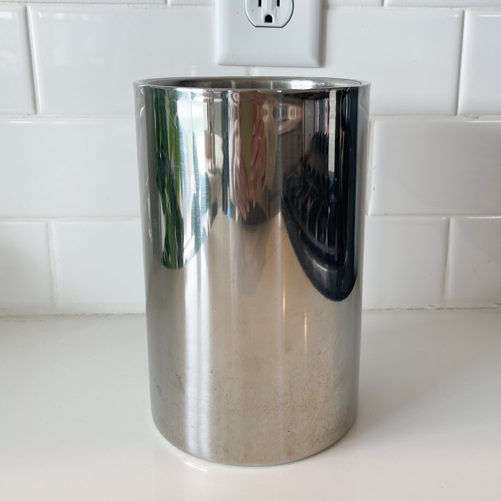 World Market Wine Bottle Cooler Stainless Steel Tub
